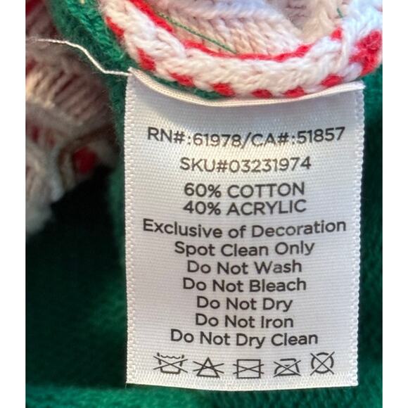 Spencer Sweater Men XXL Green Merry Xmas F*ckers Lite Up‎ Ugly Christmas Ginger - Picture 7 of 8